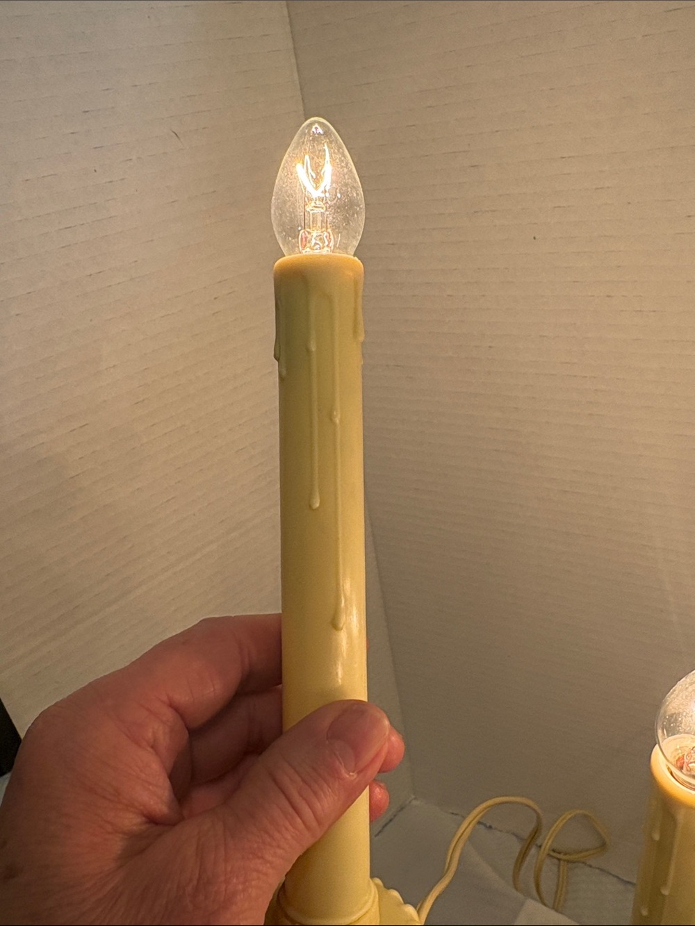 Vintage Electric Window Christmas Candles - Set of 5 (Working!) - Picture 6 of 13